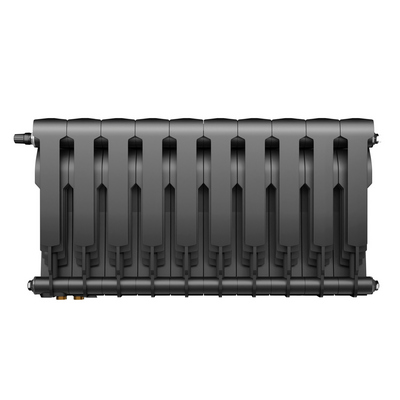 Радиаторы Royal Thermo BiLiner 350 Noir Sable VDR биметаллические, чёрные нижнее правое подключение — фото