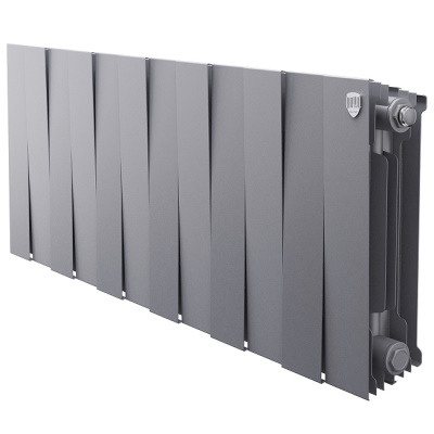 Радиатор Royal Thermo PianoForte 300 Silver Satin, 12 секций — фото