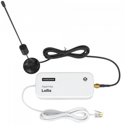 Адаптер для беспроводных датчиков LoRa (LPWAN), RS485 (Modbus) EctoControl ec01040 «Большой Мастер»