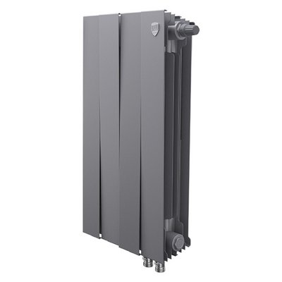 Радиатор Royal Thermo PianoForte 500 Silver Satin VDR, 4 секции — фото