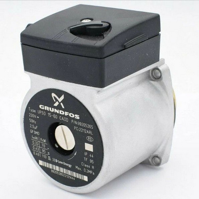 Двигатель циркуляционного насоса Grundfos UPS 15-60 (против часовой стрелки) (87186857510-2, 87167624850-2, 39822120-2, 87172043480-2, 87161431160-2, 7826457, 39820900-2, 2070697, 0020025205-2), UPS15-60 — фото