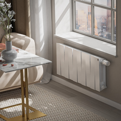 Радиаторы Royal Thermo PianoForte 300 Bianco Traffico VDR биметаллические, белые нижнее правое подключение — фото