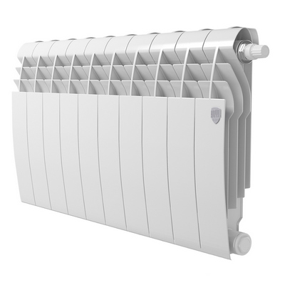 Радиаторы Royal Thermo BiLiner 350 Bianco Traffico VDR биметаллические, белые нижнее правое подключение