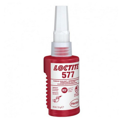 Фум жидкий ЖЁЛТЫЙ №577 демонтаж с усилием ПРУЖИНА 50 мл Loctite loctite 577-50 — фото