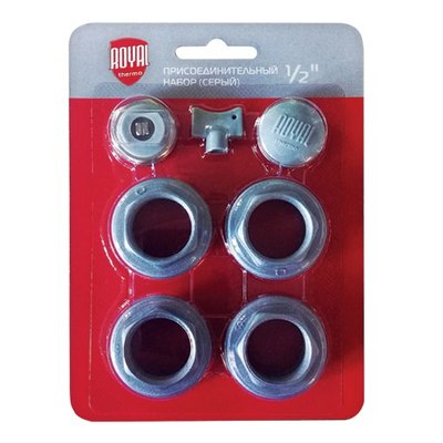 Комплект пробок 7 шт. 1/2'' Royal Thermo серебристый НС-1156712 — фото