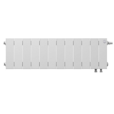 Радиаторы Royal Thermo PianoForte 200 Bianco Traffico VDR биметаллические, белые нижнее правое подключение — фото