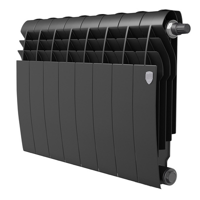 Радиатор Royal Thermo BiLiner 350 Noir Sable VDR, 8 секций — фото