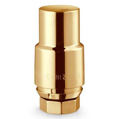 Головка термостатическая (термоголовка) M30х1,5 жидкостная Золото Royal Thermo Design Pro RTO 07.0012 — фото