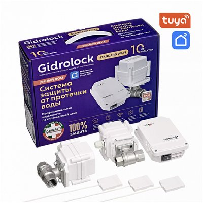 Система контроля протечки воды Gidrolock  Standard Wi-Fi Bugatti 1/2" 32101021 — фото