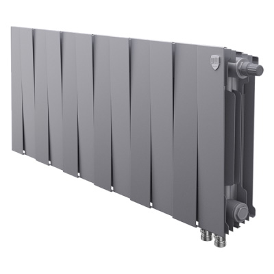 Радиатор Royal Thermo PianoForte 300 Silver Satin VDR, 12 секций — фото