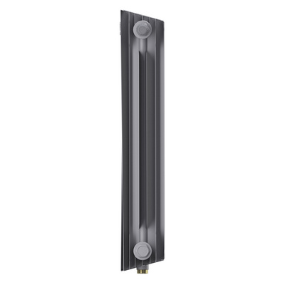 Радиаторы Royal Thermo PianoForte 500 Silver Satin VDR биметаллические, серебристые нижнее правое подключение — фото