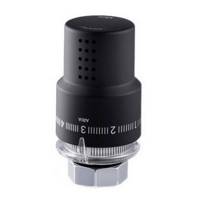 Головка термостатическая (термоголовка) M30х1,5 жидкостная Чёрный Royal Thermo Design RTO 07.0008 — фото