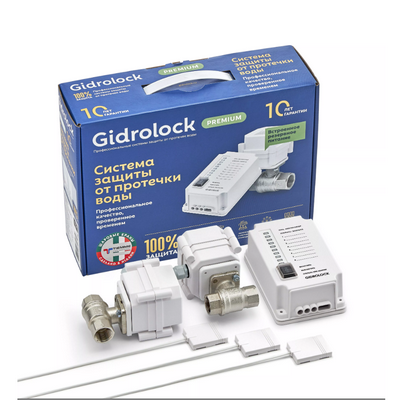 Система контроля протечки воды Gidrolock Premium Plus Tiemme 1/2" 31221011 — фото