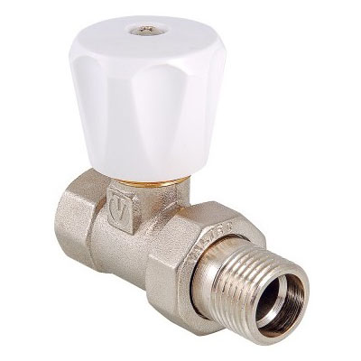 Кран для радиатора ручной прямой 1/2" Компакт Valtec VT.008.LN.04 — фото