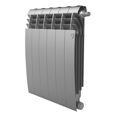 Радиатор Royal Thermo BiLiner 500 Silver Satin VDR 6 секций — фото