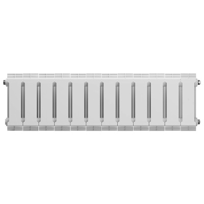 Радиаторы Royal Thermo PianoForte 200 Bianco Traffico биметаллические, белые боковое подключение — фото