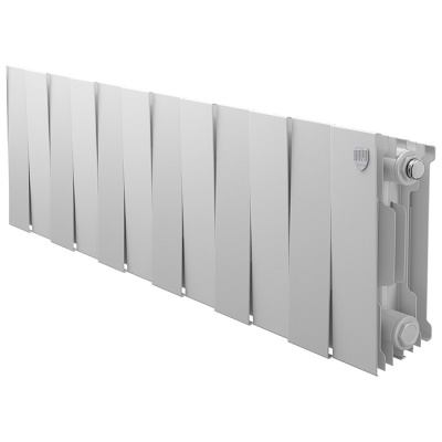 Радиаторы Royal Thermo PianoForte 200 Bianco Traffico биметаллические, белые боковое подключение — фото