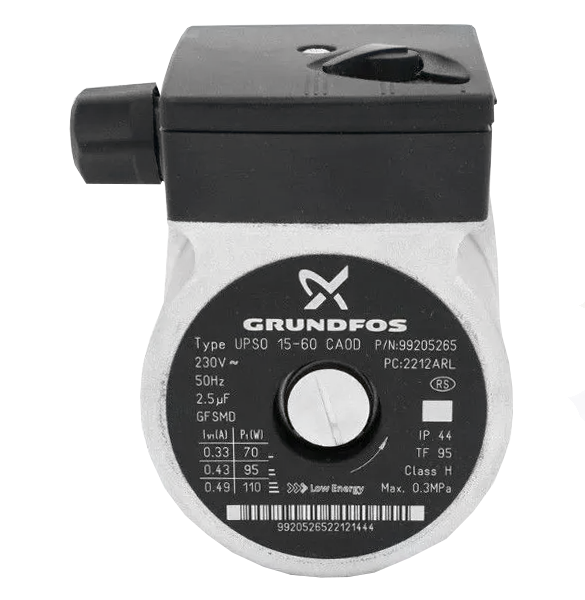 Двигатель циркуляционного насоса Grundfos UPS 15-60 (против часовой стрелки) (87186857510-2, 87167624850-2, 39822120-2, 87172043480-2, 87161431160-2, 7826457, 39820900-2, 2070697, 0020025205-2) — фото