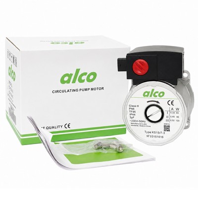 Двигатель циркуляционного насоса Alco ITM аналог Wilo KSL 15/7-3C (по часовой стрелке), ITMP03 — фото