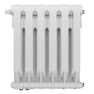 Радиаторы Royal Thermo BiLiner 500 Bianco Traffico VDR биметаллические, белые нижнее правое подключение — фото