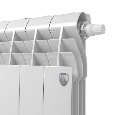 Радиаторы Royal Thermo BiLiner 500 Bianco Traffico VR биметаллические, белые нижнее правое подключение — фото