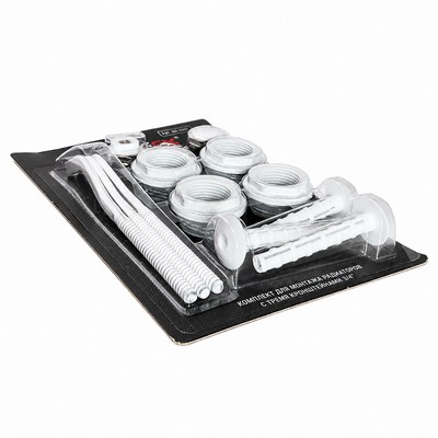 Комплект пробок для монтажа радиаторов 3/4" Valfex с 3-мя кронштейнами, AD-1003 3/4 — фото
