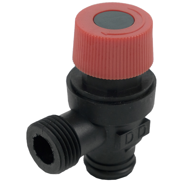 Предохранительный клапан 3 бар для котлов Baxi Eco Compact, Fourtech, Main Four, Main пластик (710071200), SVP-01-GDQ20 — фото