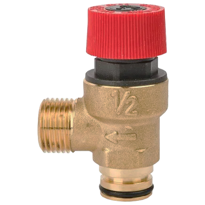 Предохранительный клапан 3 бар 1/2" для котлов Baxi латунь (710071200, 0020094650, 6040211), SVB-01-GDQ20 — фото