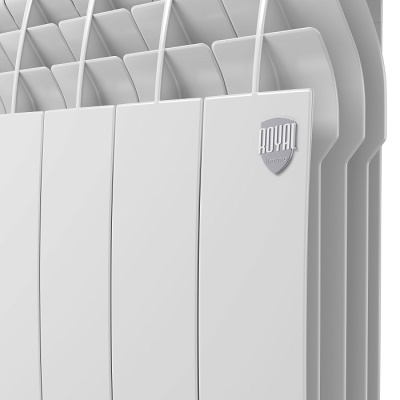 Радиаторы Royal Thermo BiLiner 500 Bianco Traffico VR80 биметаллические, белые нижнее правое подключение — фото