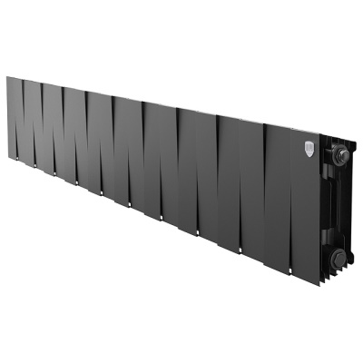 Радиаторы Royal Thermo PianoForte 200 Noir Sable биметаллические, чёрные боковое подключение