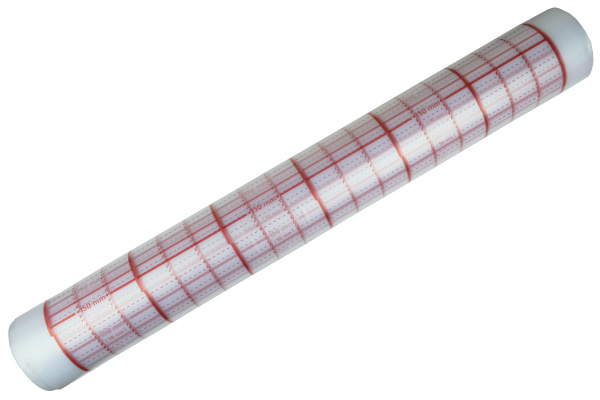 Подложка для тёплого пола L=50 м с разметкой 15х15 см (рулон 50 м2, 100 мкм) — фото