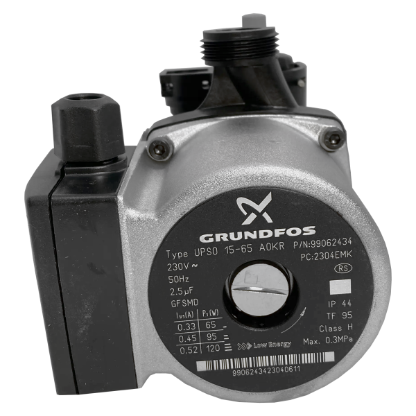 Двигатель насоса Grundfos UPS0 15-65 A0KR, 120 Вт (с улиткой, против часовой стрелки) (99062434), GRM02 — фото