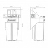 Фильтр магистральный 1" Джилекс Big Clear (BB) 10" с торцевым подключением с пластиковой колбой БЕЗ картриджа 1 М 10" Т 9056 — фото