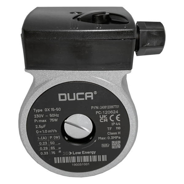 Двигатель цирк. насоса Duca (аналог Grundfos UPS 15-50, против часовой стрелки) для котлов Beretta Hermann, DMPG155 — фото