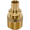 Переходник с наружной резьбой Рехау MX Ø50xR1 1/2″ для PE-X труб RAUTITAN, латунный 11093251001 — фото